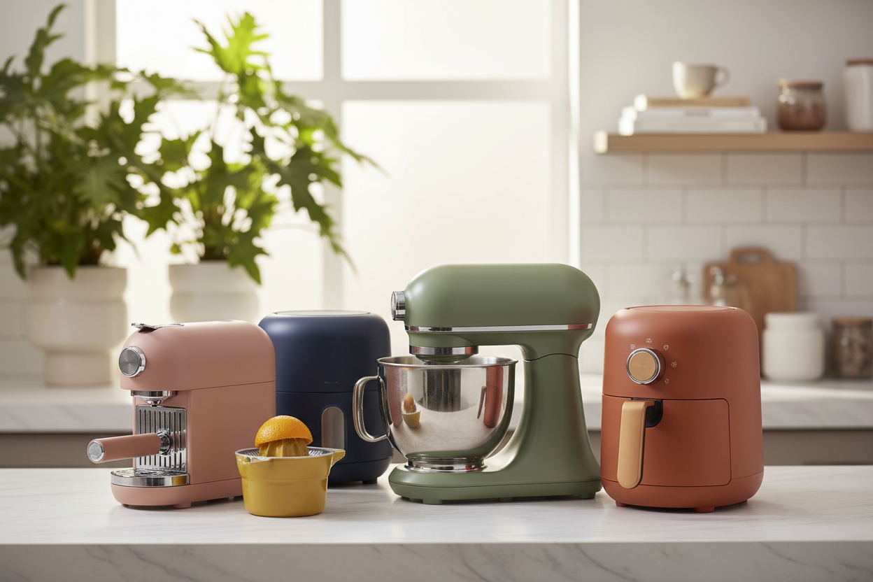 petit éléctroménager tendance colorés